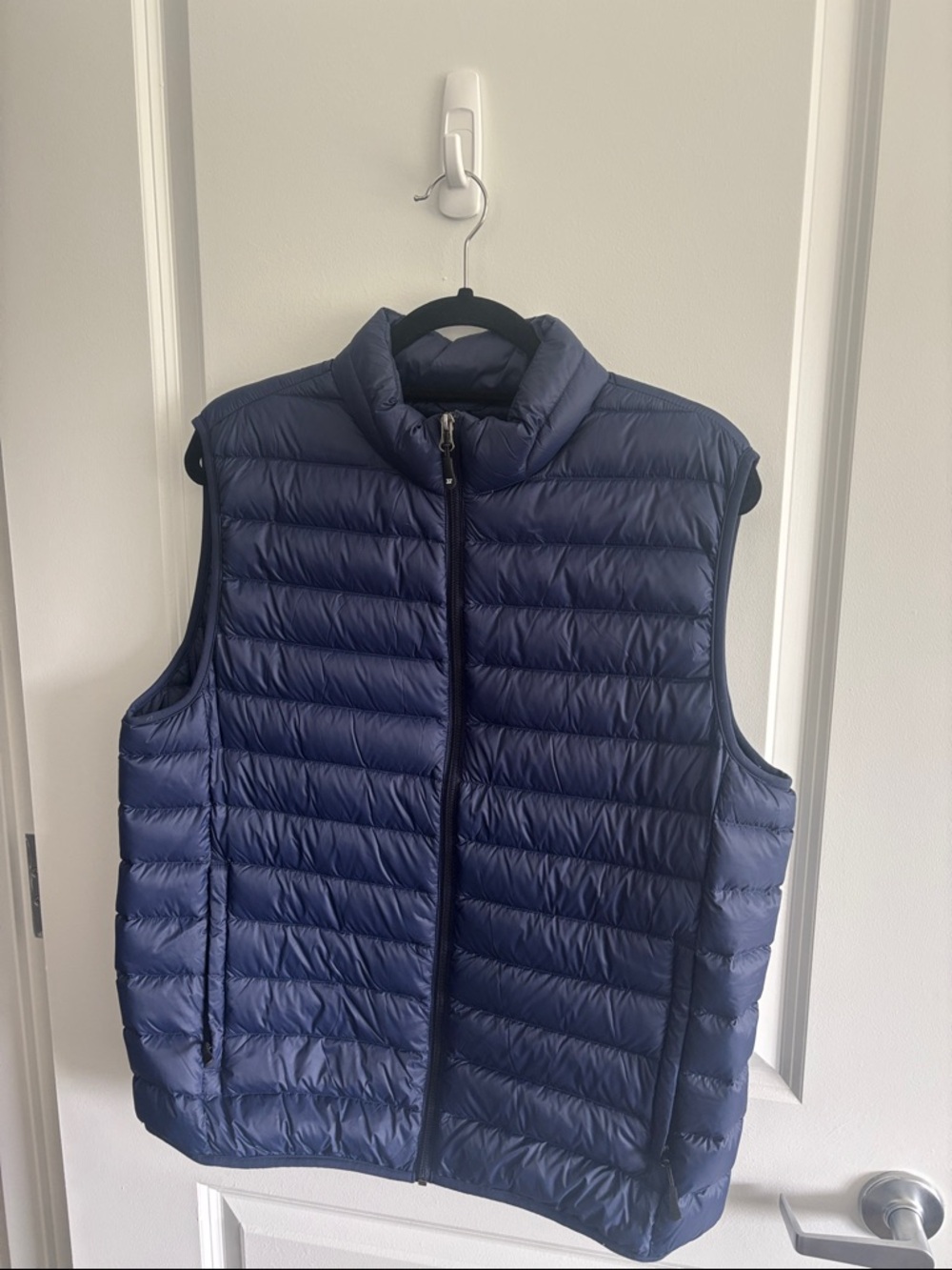 Navy Quilted Puffer Vest